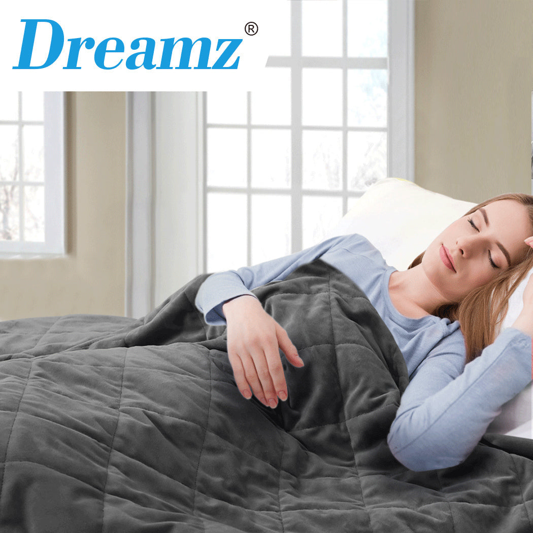 Dreamz 9Kg Adults Size Anti Anxiety Grey Double
