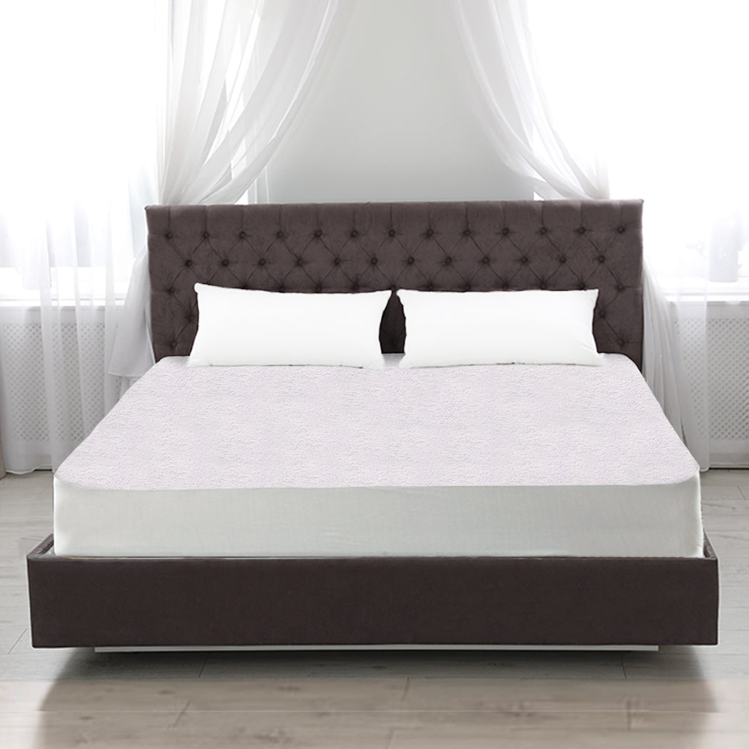 Dreamz Waterproof Terry Cotton Fitted Mattress Protector X Large