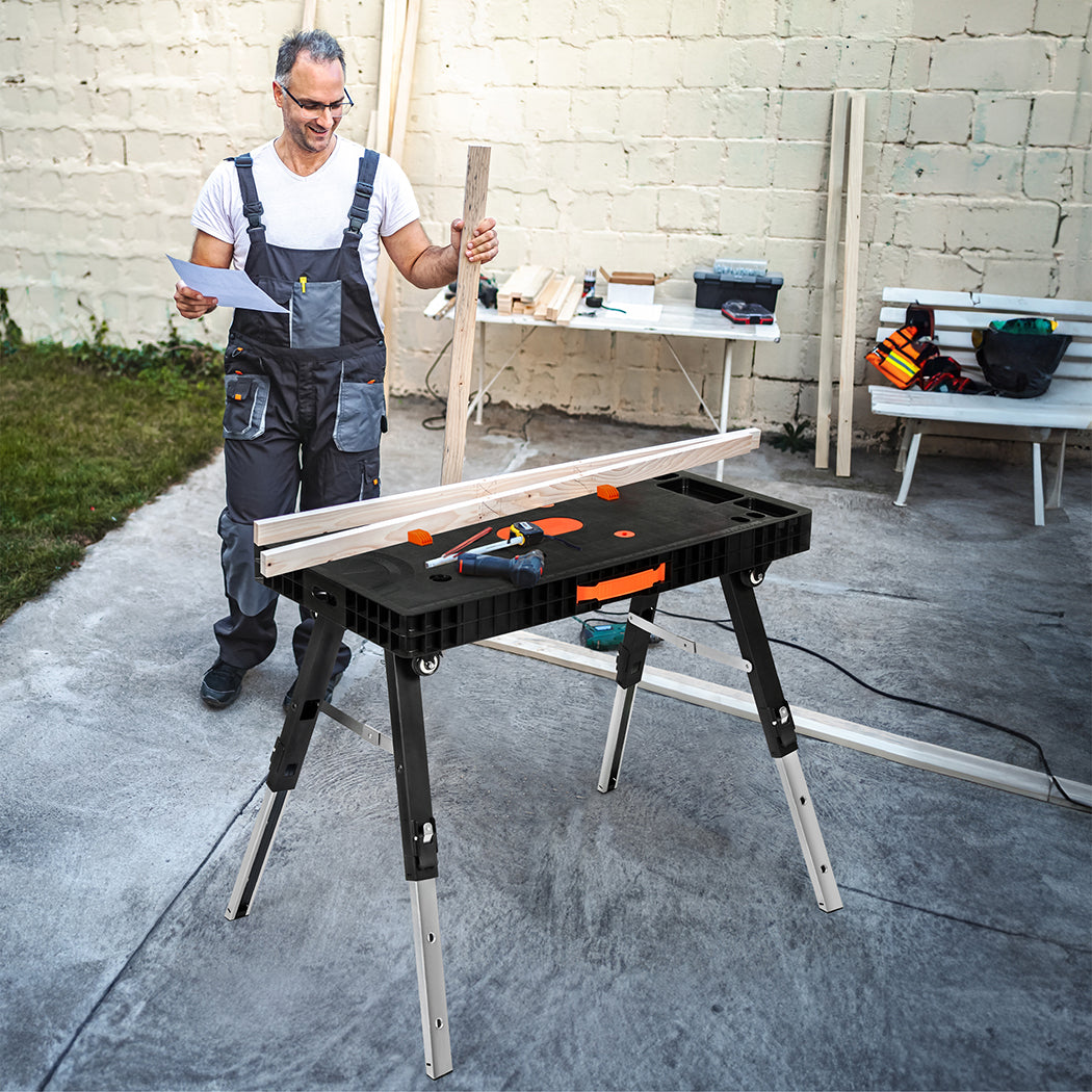 Traderight 5 In 1 Work Table Foldable Workbench 400Kg