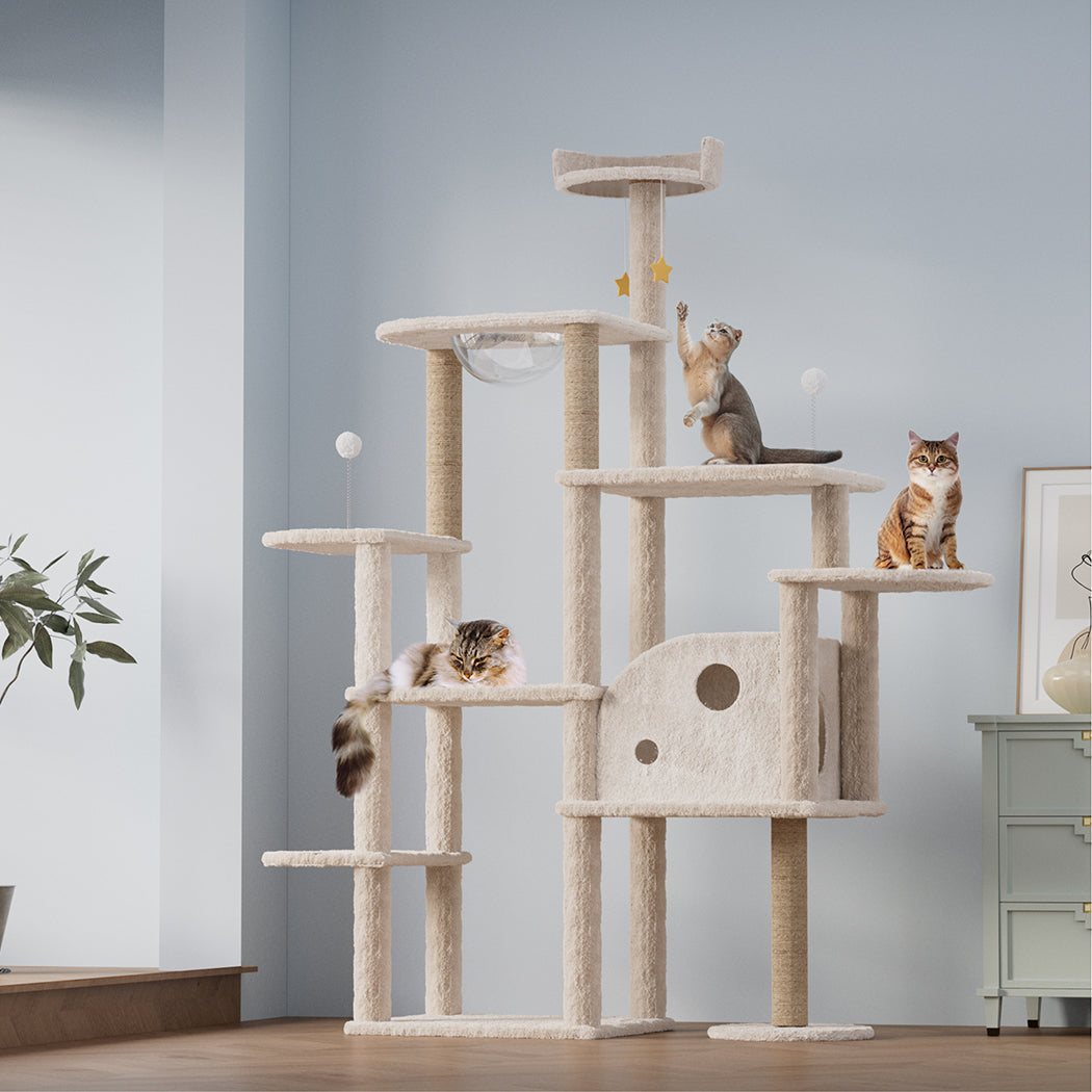 Pawz Cat Tree Tower Large Scratcher Condo House 172Cm