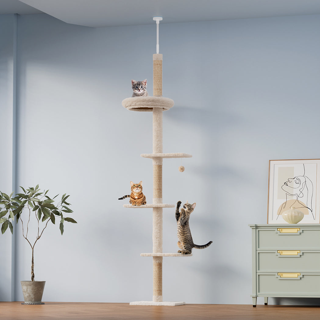 Pawz Cat Tree Tower Scratching Post Scratcher 230 275Cm