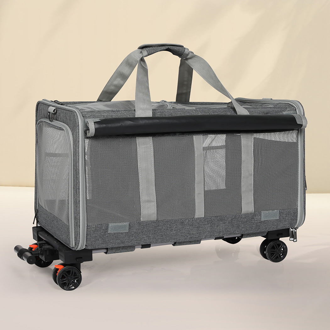 Pawz Pet Carrier 4 Wheel Portable Rolling Foldable