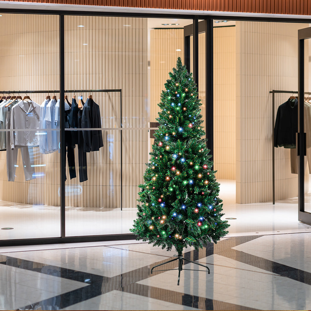 Santaco Prelit Slim Pencil Christmas Tree 1.5M