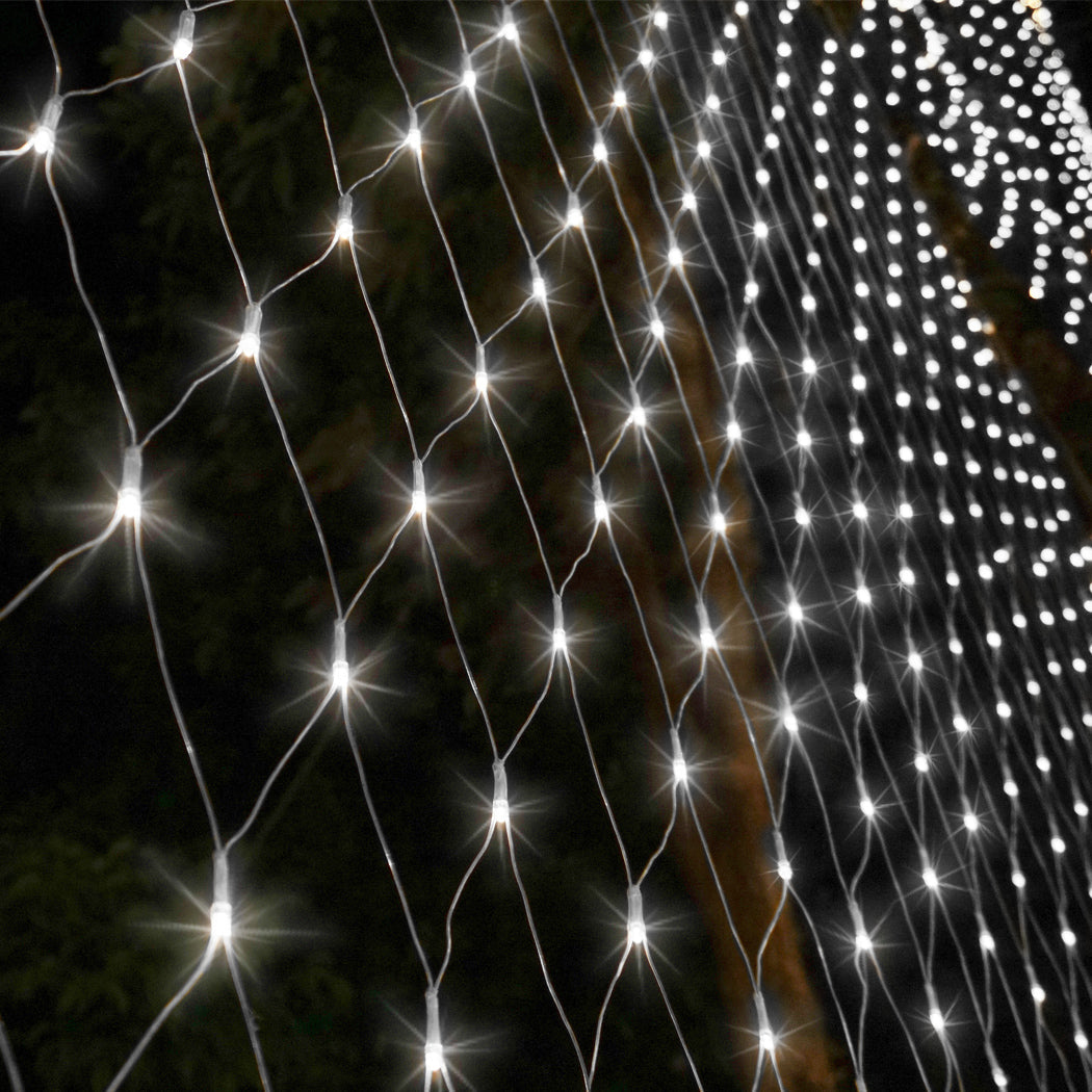 Emitto 300Led Christmas Net Lights Mesh For Holiday Decorations Outdoor Or Indoor Use