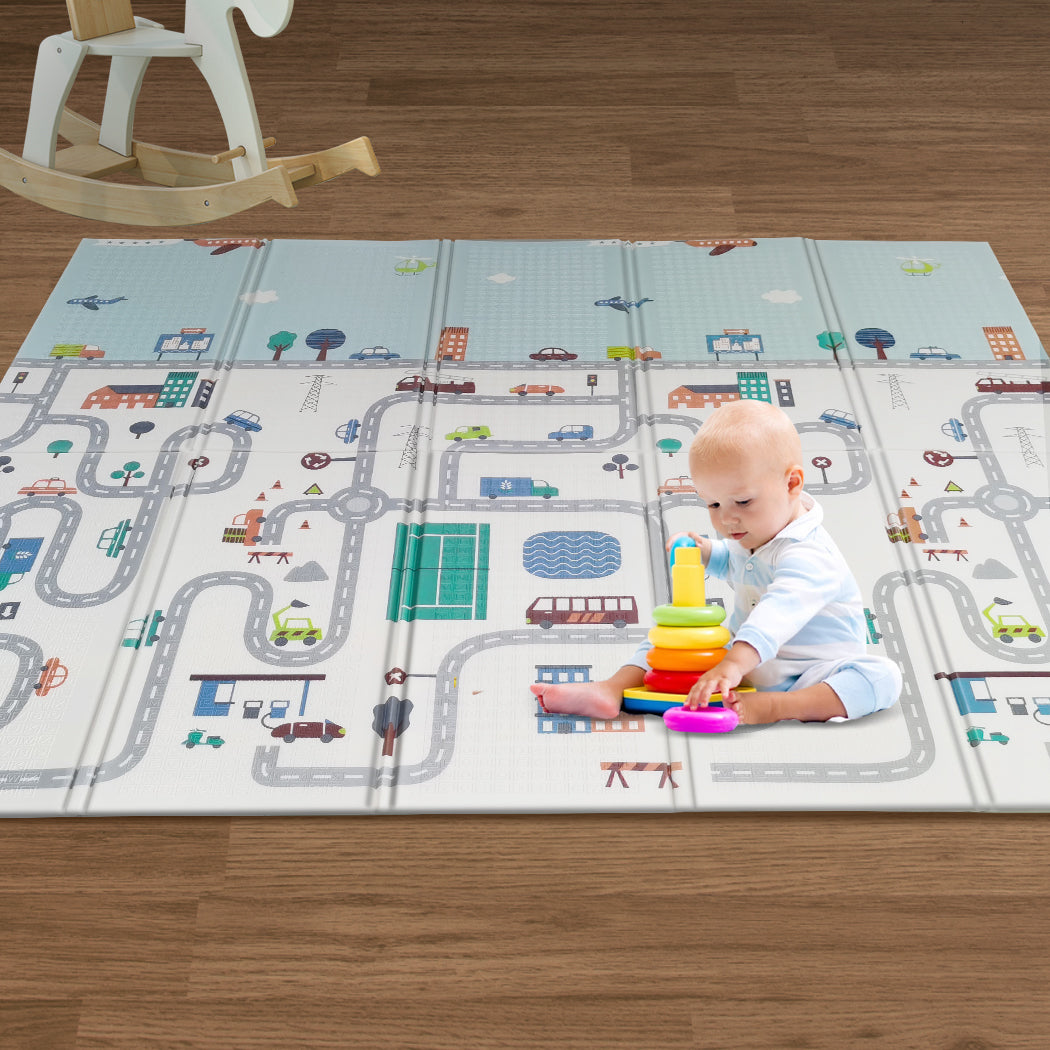 Bopeep Kids Play Mat Baby Crawling Pad City Road