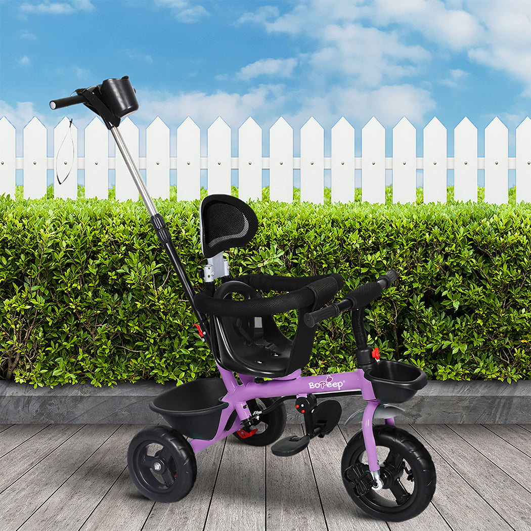 Bopeep Kids Tricycle Ride On Trike Toddler Purple