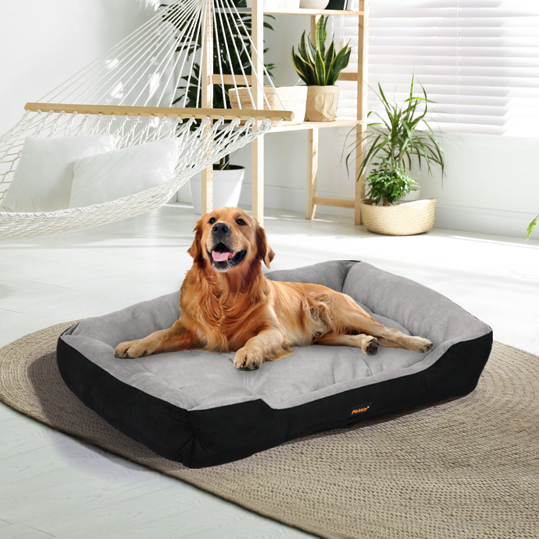 Pawz Pet Bed Dog Beds Bedding Mattress L Black Large