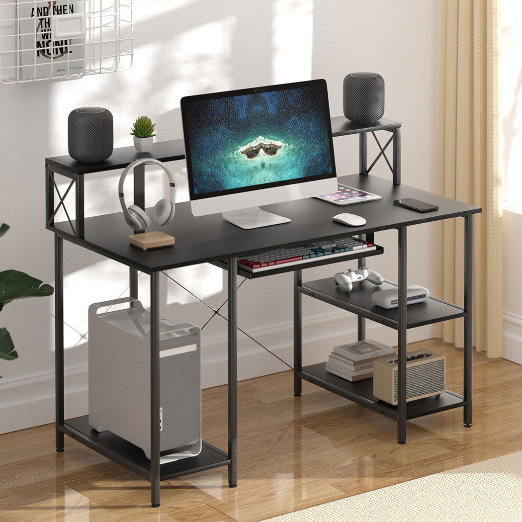 Office Gaming Computer Desk Black
