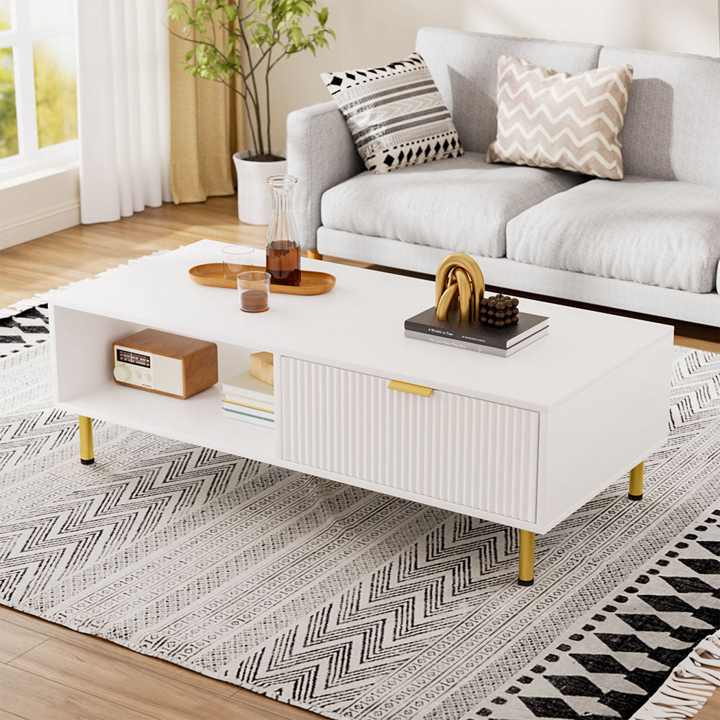 110Cm Coffee Table For Modern Living Room Stylish And Functional Centerpiece