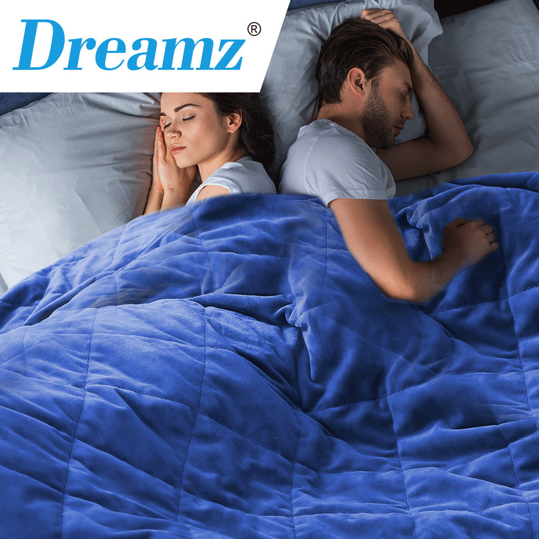 Dreamz Weighted Blanket Heavy Gravity Blue 9Kgs