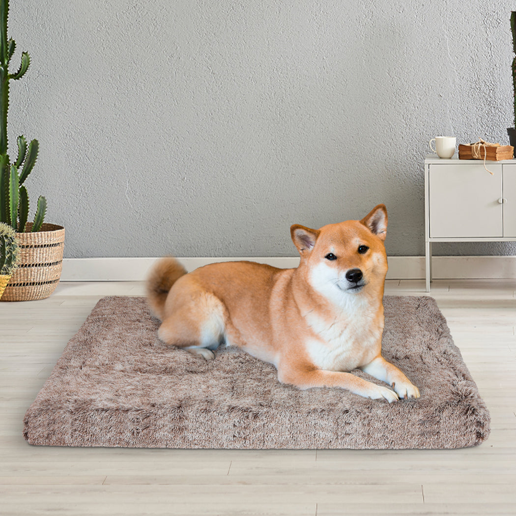 Pawz Dog Mat Pet Calming Bed Memory Coffee Medium