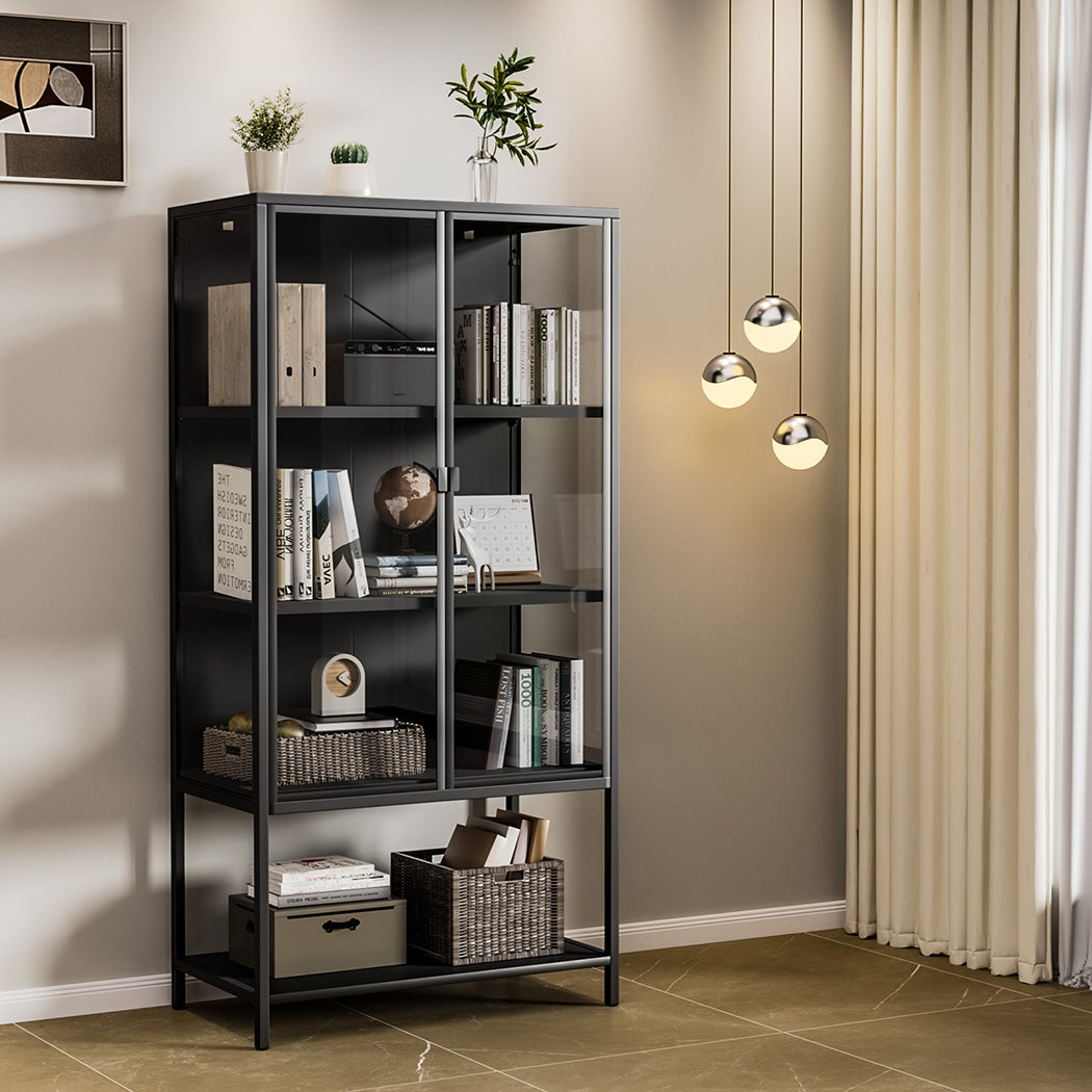 Stacked Glass Display Cabinet Collections Storage