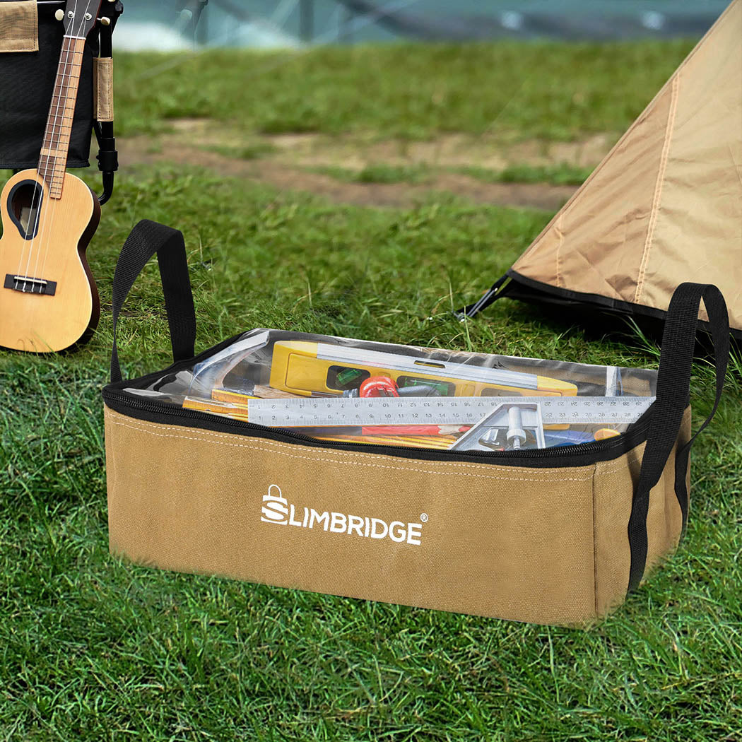 Slimbridge 3Pcs Camping Canvas Storage Khaki