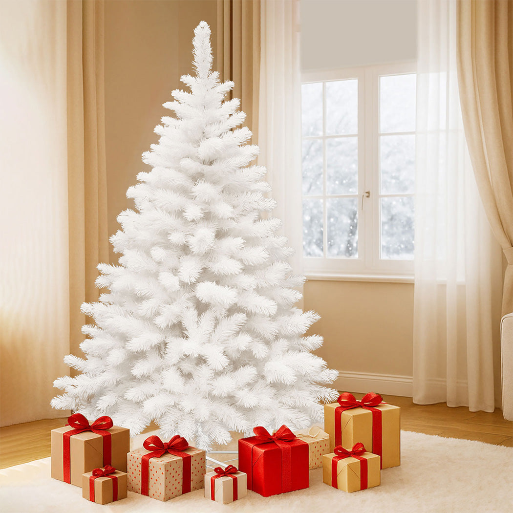 Santaco 2.1M 900 Tips White Christmas Tree