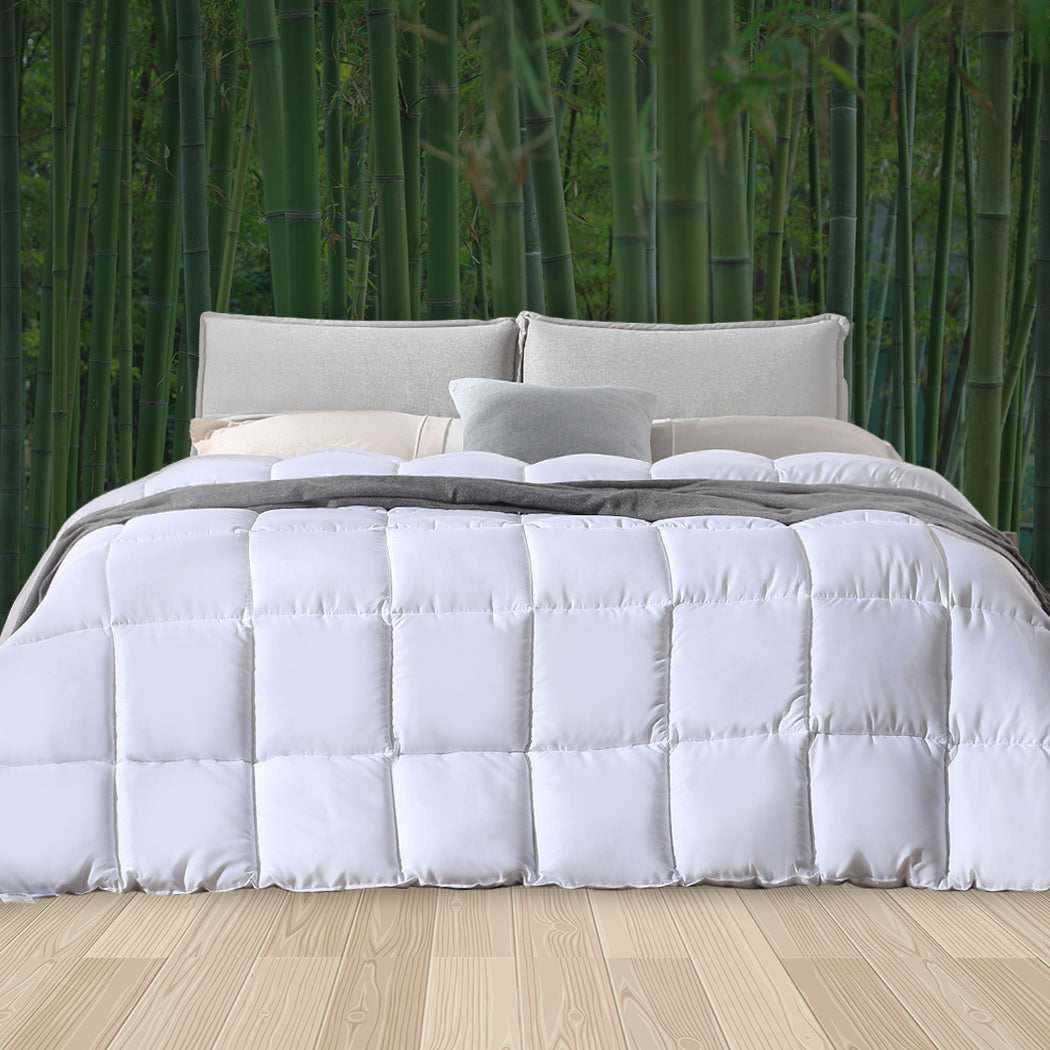 Dreamz 400Gsm All Season Bamboo Winter Quilt King Size