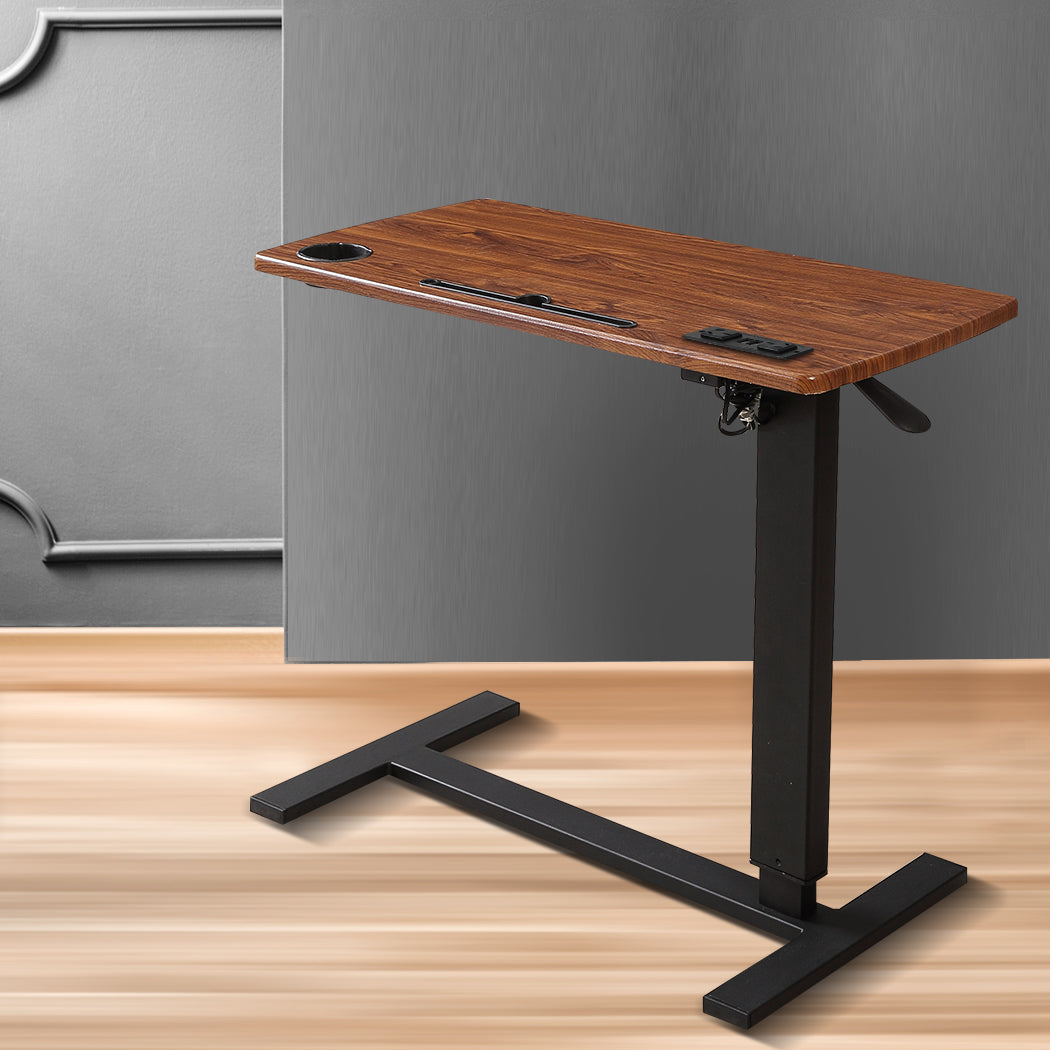 Standing Desk Height Adjustable Brown