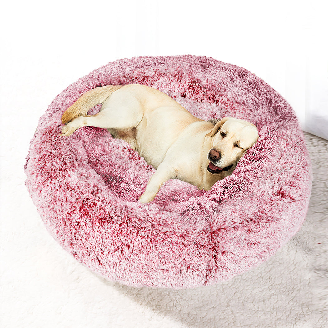 Pawz Pet Bed Memory Foam Dog Donut Pink X Large