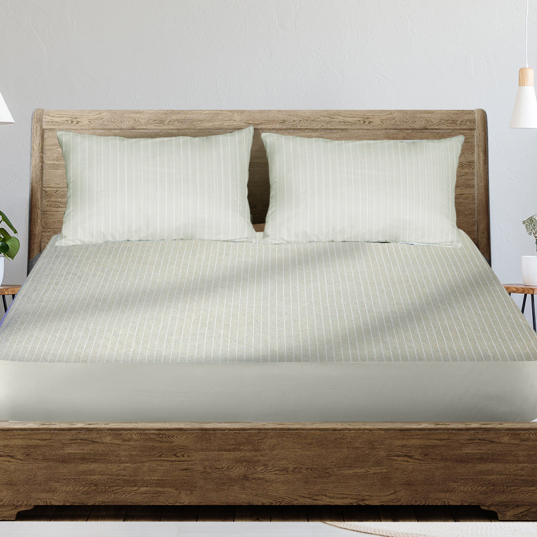 Dreamz King Mattress Protector Pillowcases Grey