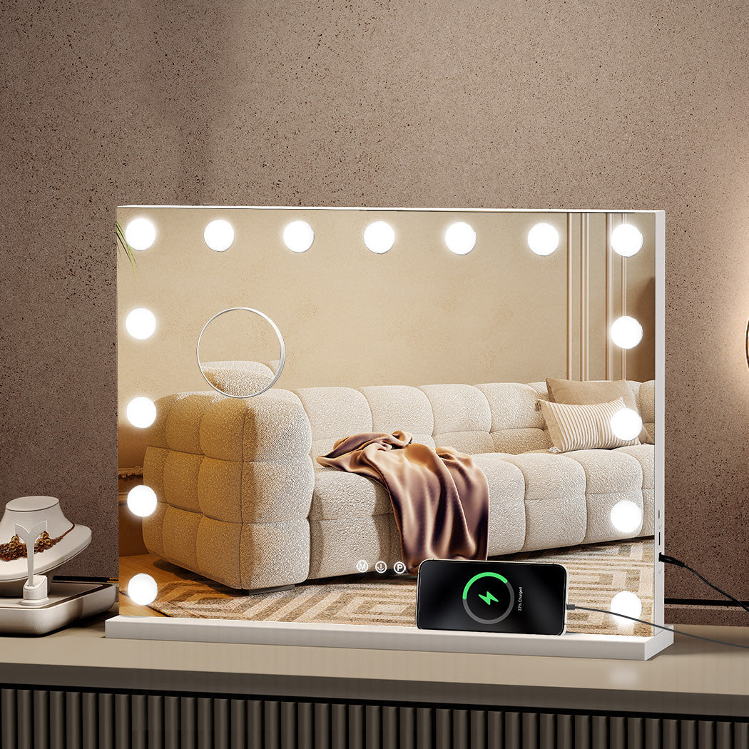 Yezi Led Hollywood Makeup Mirror 45X58cm