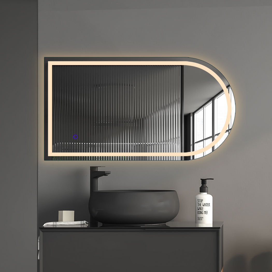 Emitto Led Wall Mirror Arch Anti Fog 50*90Cm 50X90