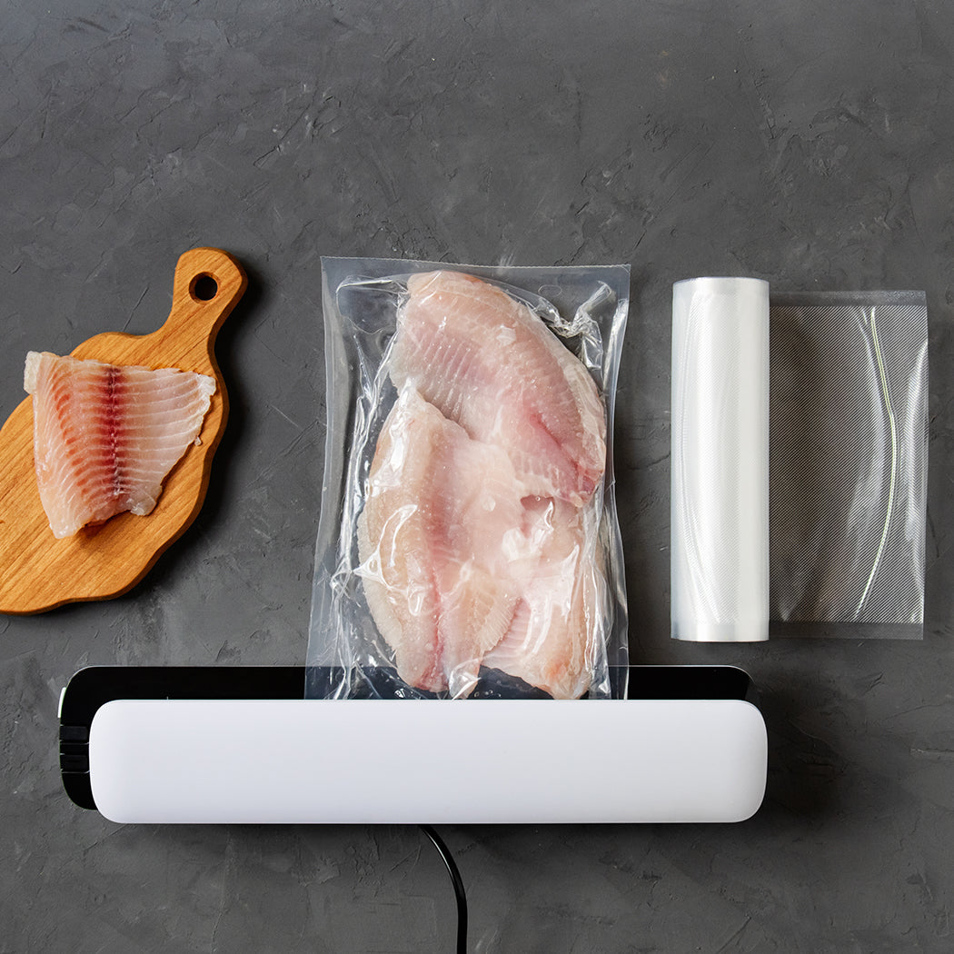 TOQUE 4 Rolls Vacuum Food Sealer Bags – Large Size