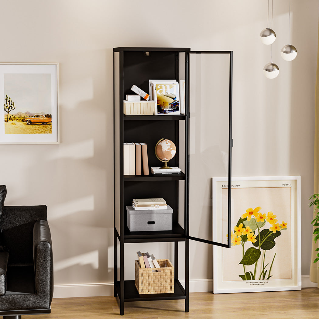 Stacked Glass Display Cabinet Collections Storage