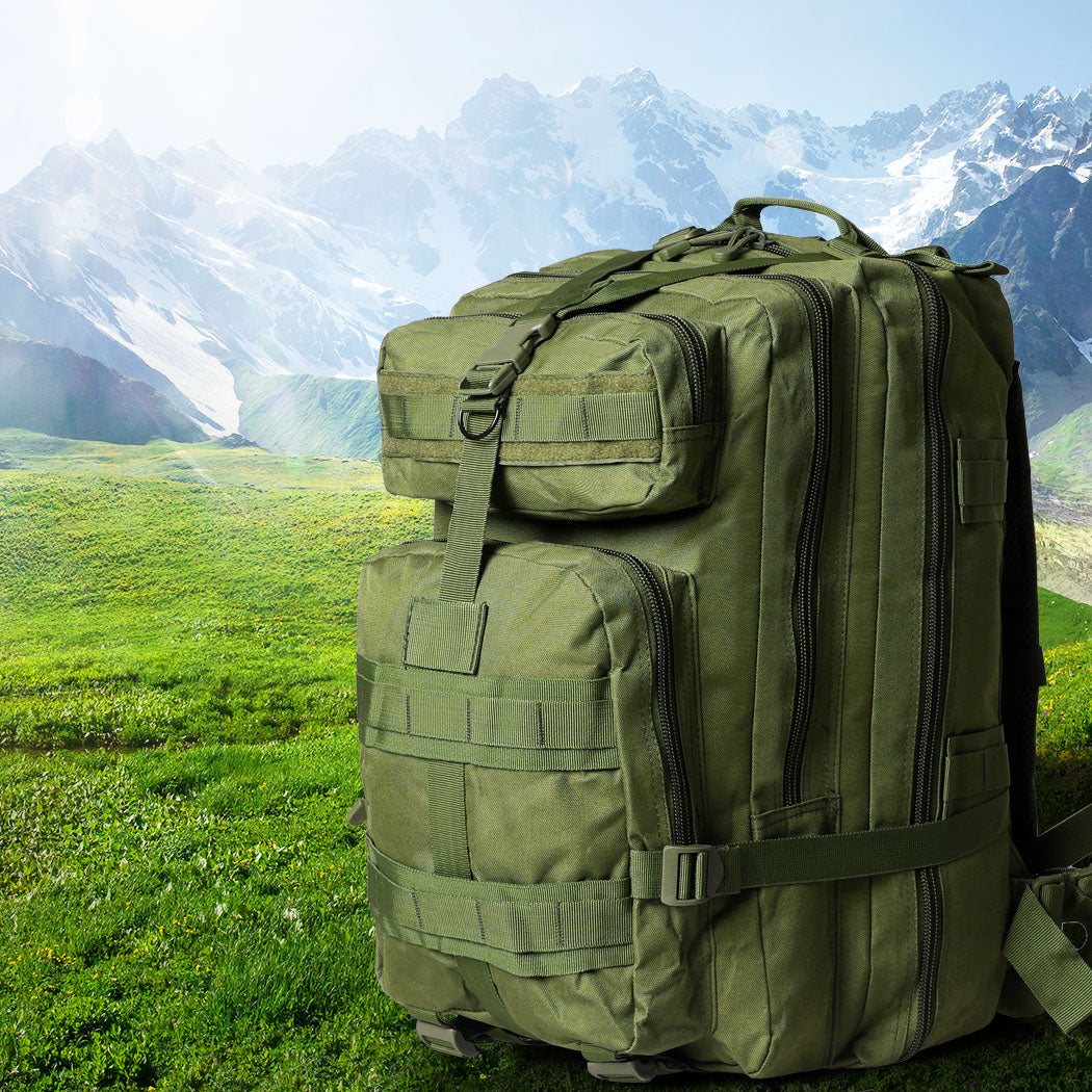 Slimbridge 40L Military Tactical Backpack Army Green