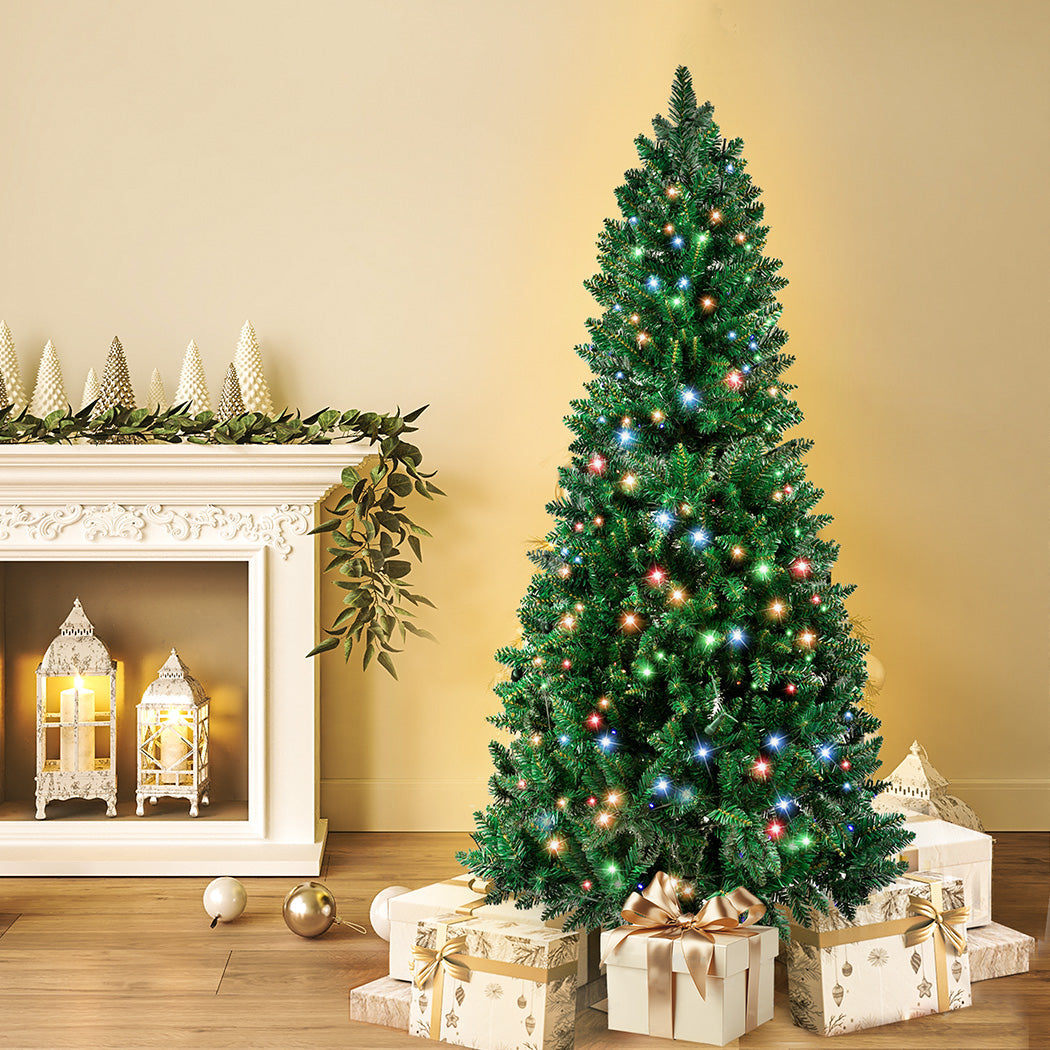 Santaco Prelit Slim Pencil Christmas Tree 1.5M