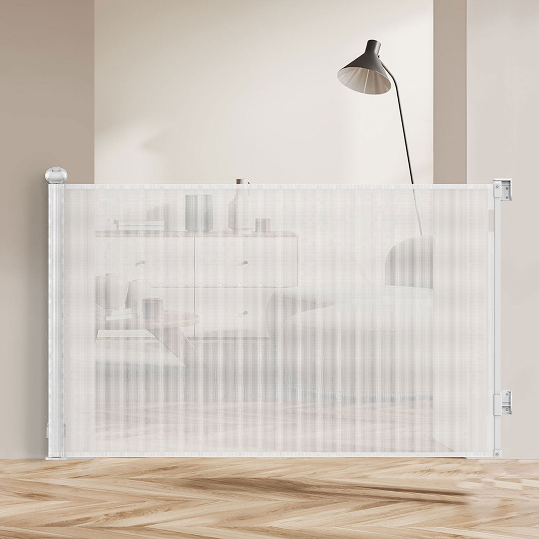 Bopeep Retractable Baby Safety Gates 300Cm White
