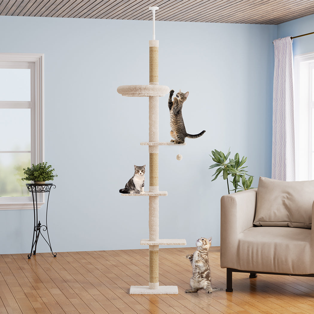 Pawz Cat Tree Tower Scratching Post Scratcher 230 275Cm