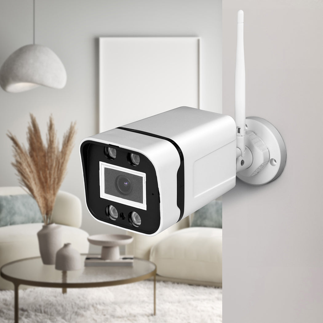 8Pcs Wireless Security Camera System Set Square