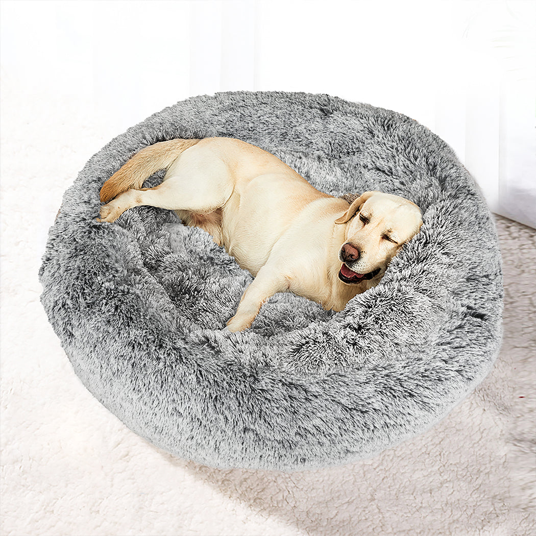 Pawz Pet Bed Memory Foam Dog Donut Charcoal X Large