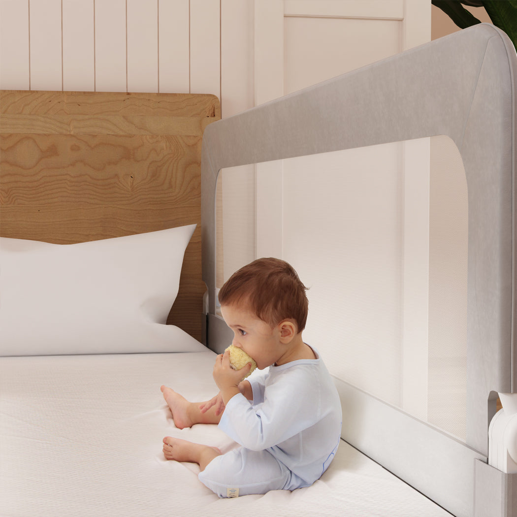 Bopeep Medium Bed Rail For Little One Kids Safety Folding Mesh Guard Protection