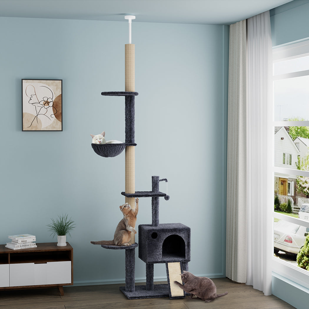 Pawz Cat Tree Scratching Post Scratcher Hammock Condo
