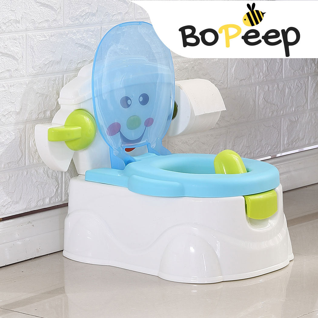 Bopeep Kids Potty Trainer Seat Safety Blue