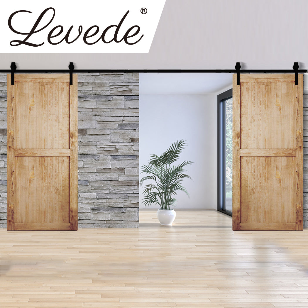 Antique Classic Style Double Sliding Door 3.66M Track Kit 4.3Mx6.1M