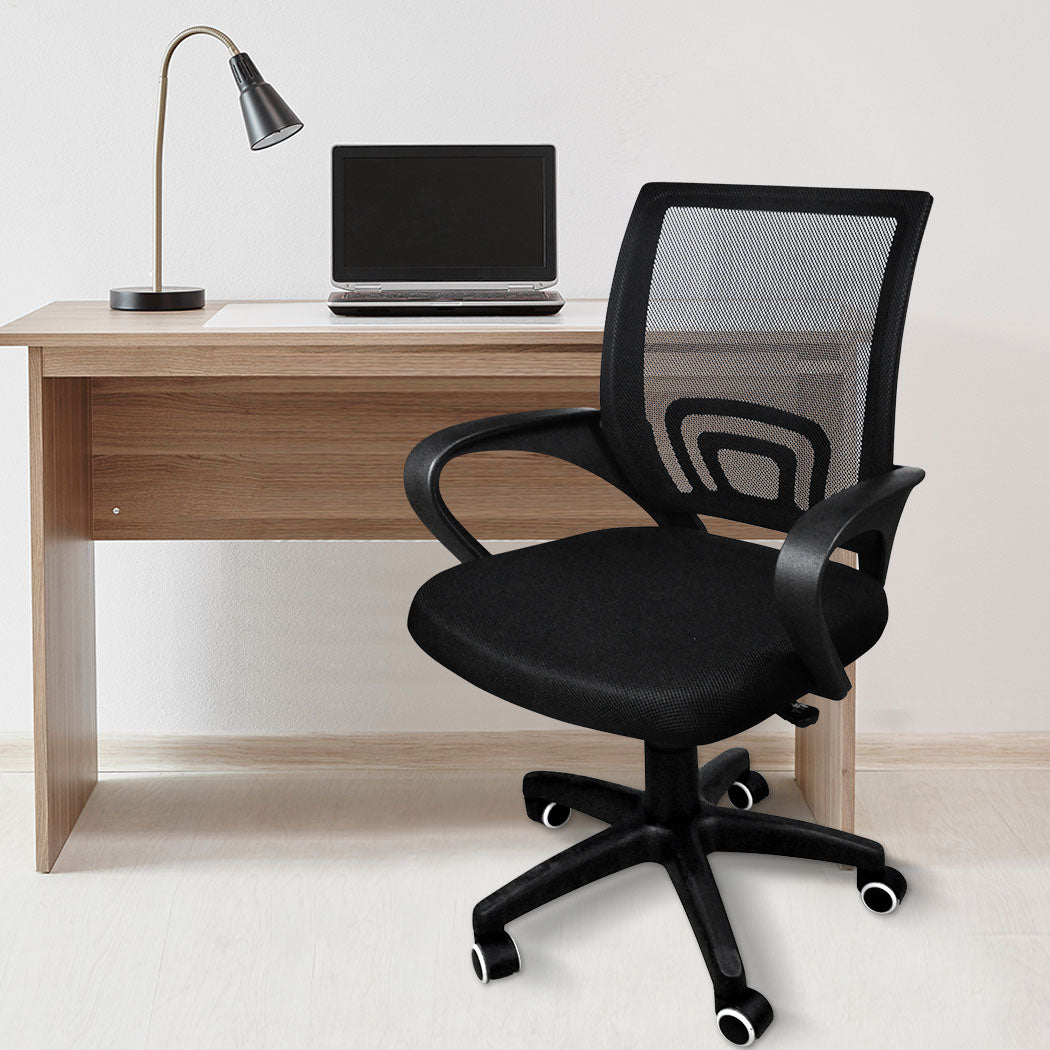 2X Office Chair Gaming Computer Black Ergonomic Seat Support