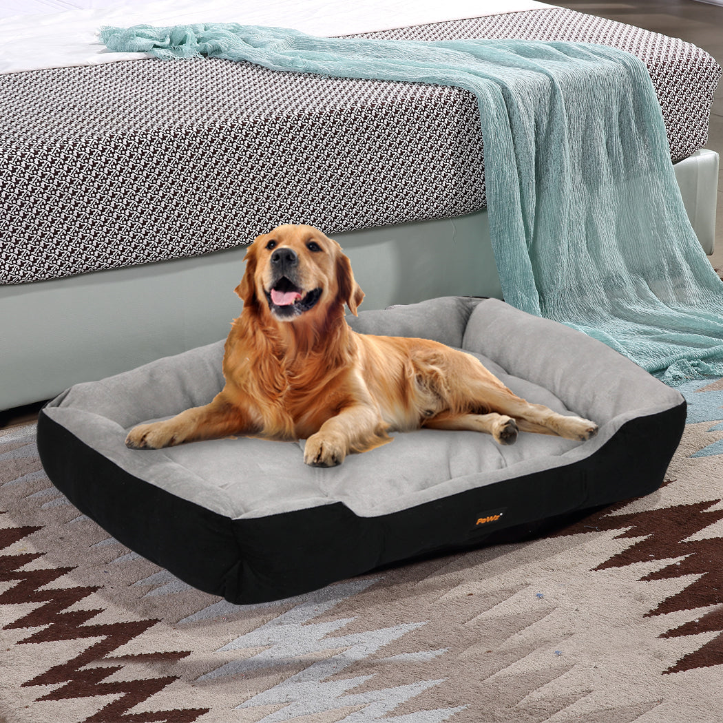 Pawz Pet Bed Dog Beds Bedding Mattress L Black Large