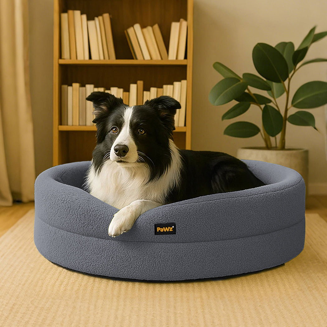 Pawz Pet Orthopedic Calming Bed Memory Foam Dog Sofa