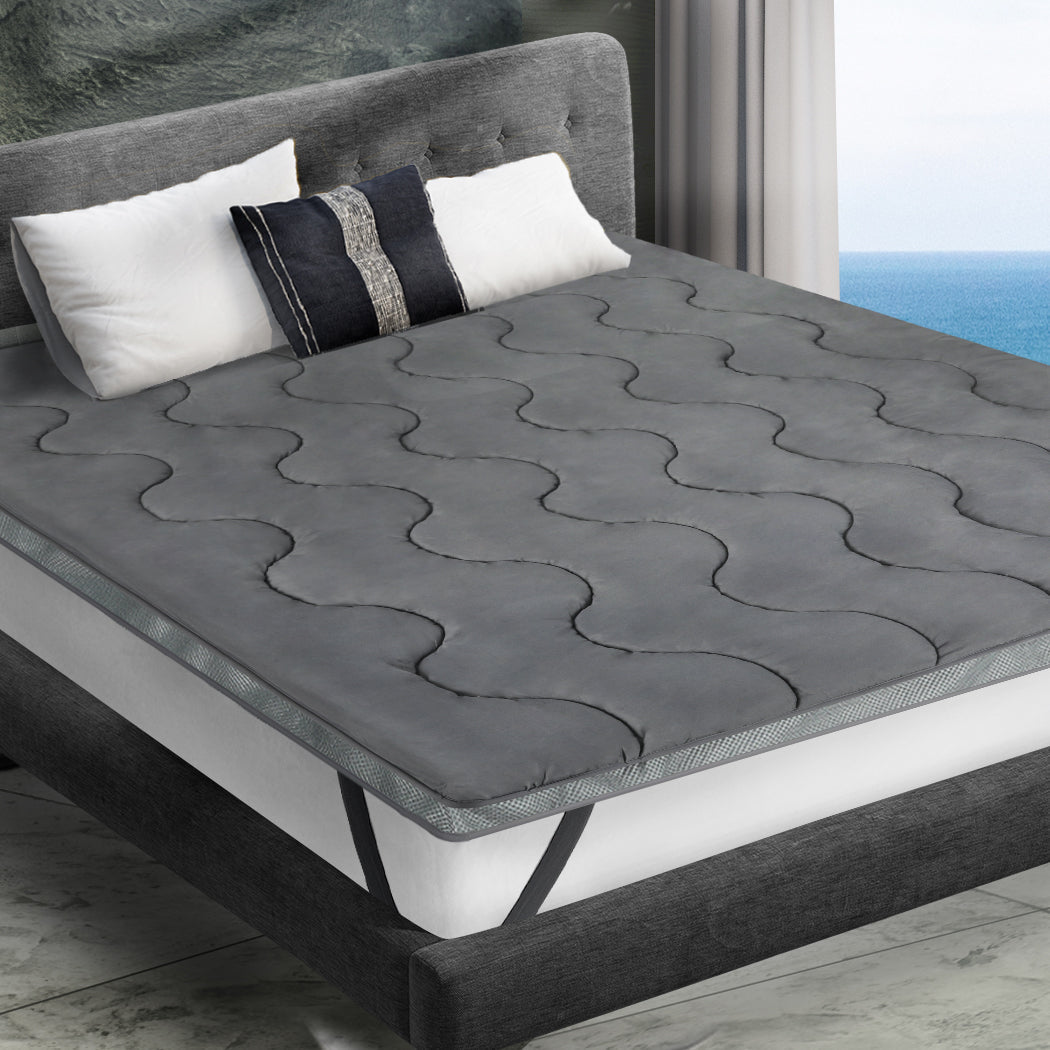 Soft Luxury Mattress Topper Protector For Queen Size Comfort And Support