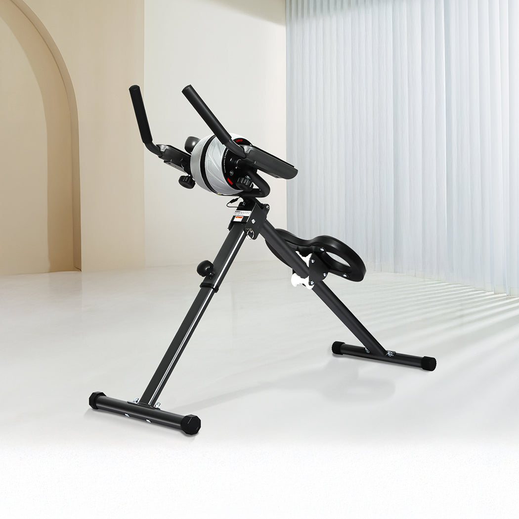 Centra Folding Ab Machine Roller Wheel Workout Mat