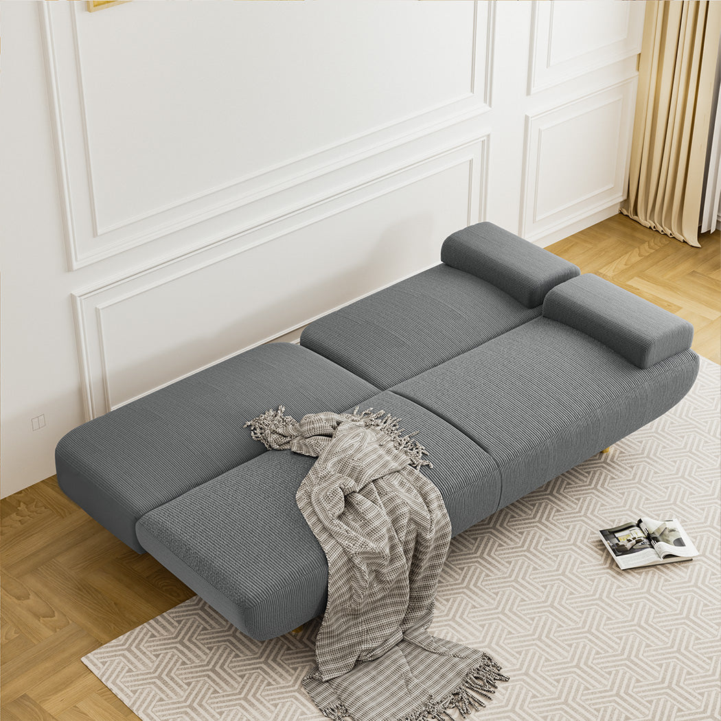 Convertible Sofabed With Usb Charger And Side Table For Versatile Living Space