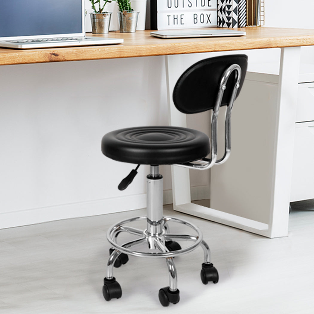 Salon Stool Swivel Bar Stools Black