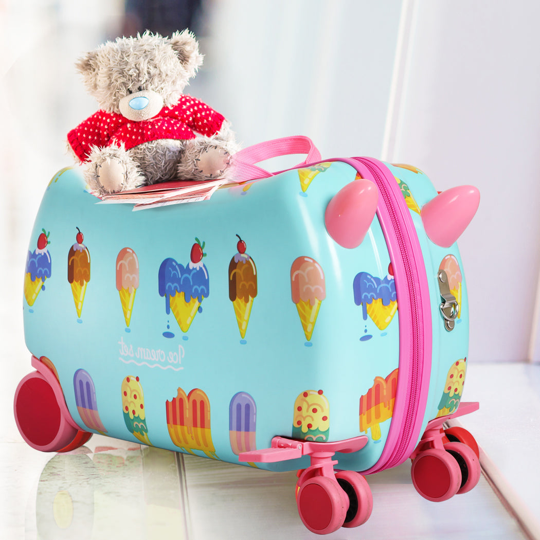 Bopeep Kids Ride On Suitcase Children Ice Cream