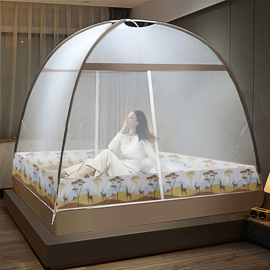 Dreamz Mosquito Bed Nets Foldable Canopy Queen