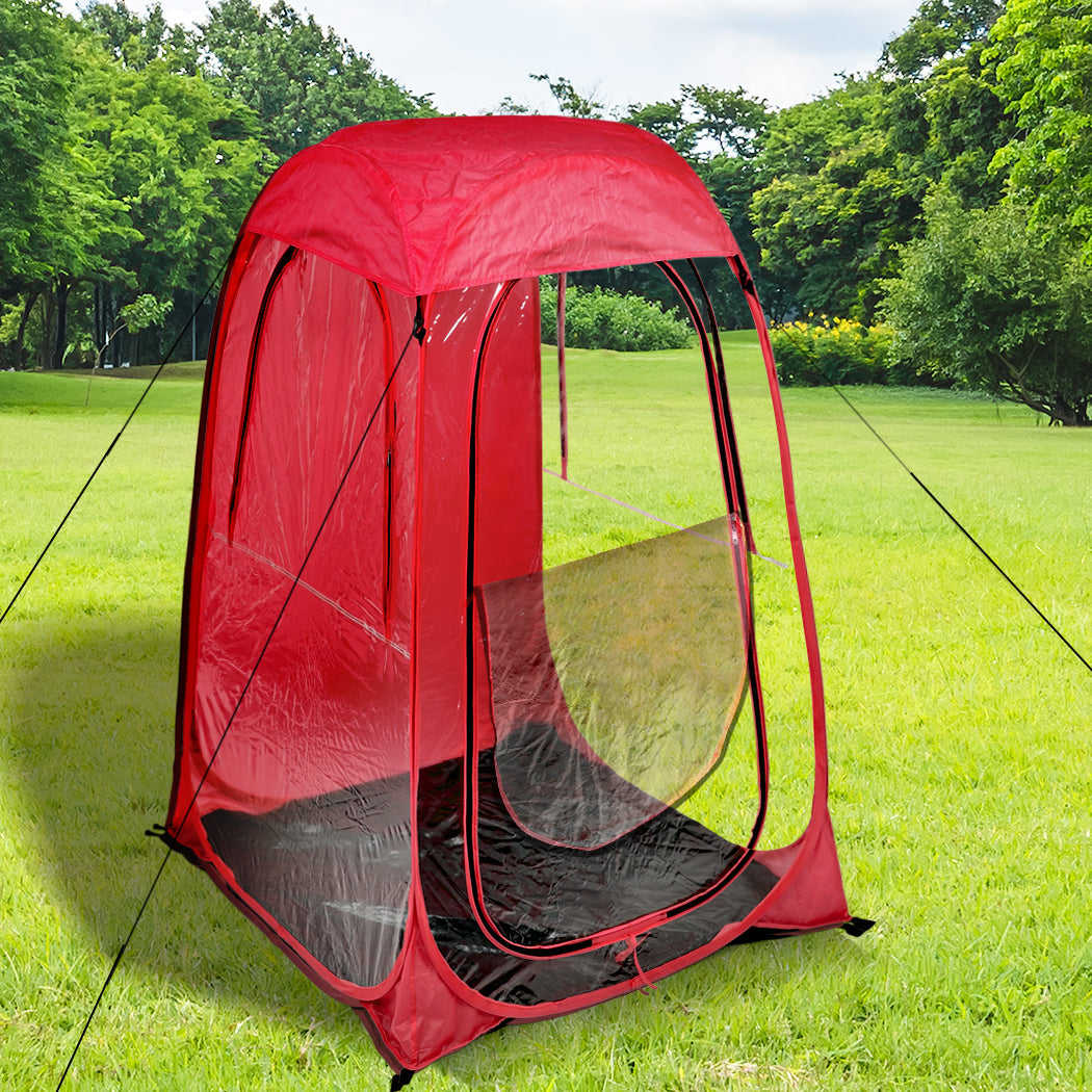 2X Pop Up Tent Camping Weather Red