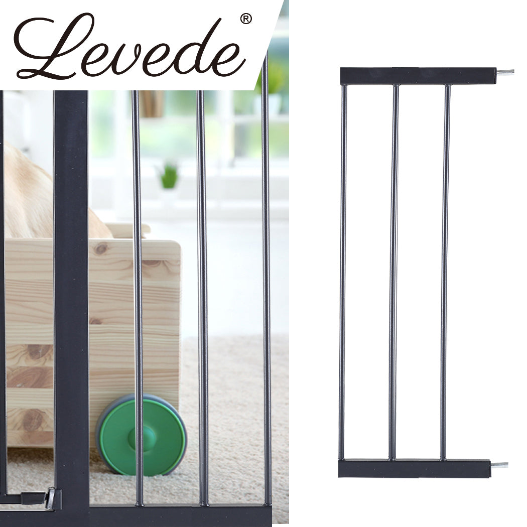 Baby Safety Gate Pet Barrier Black 20Cm Extension For Home Protection