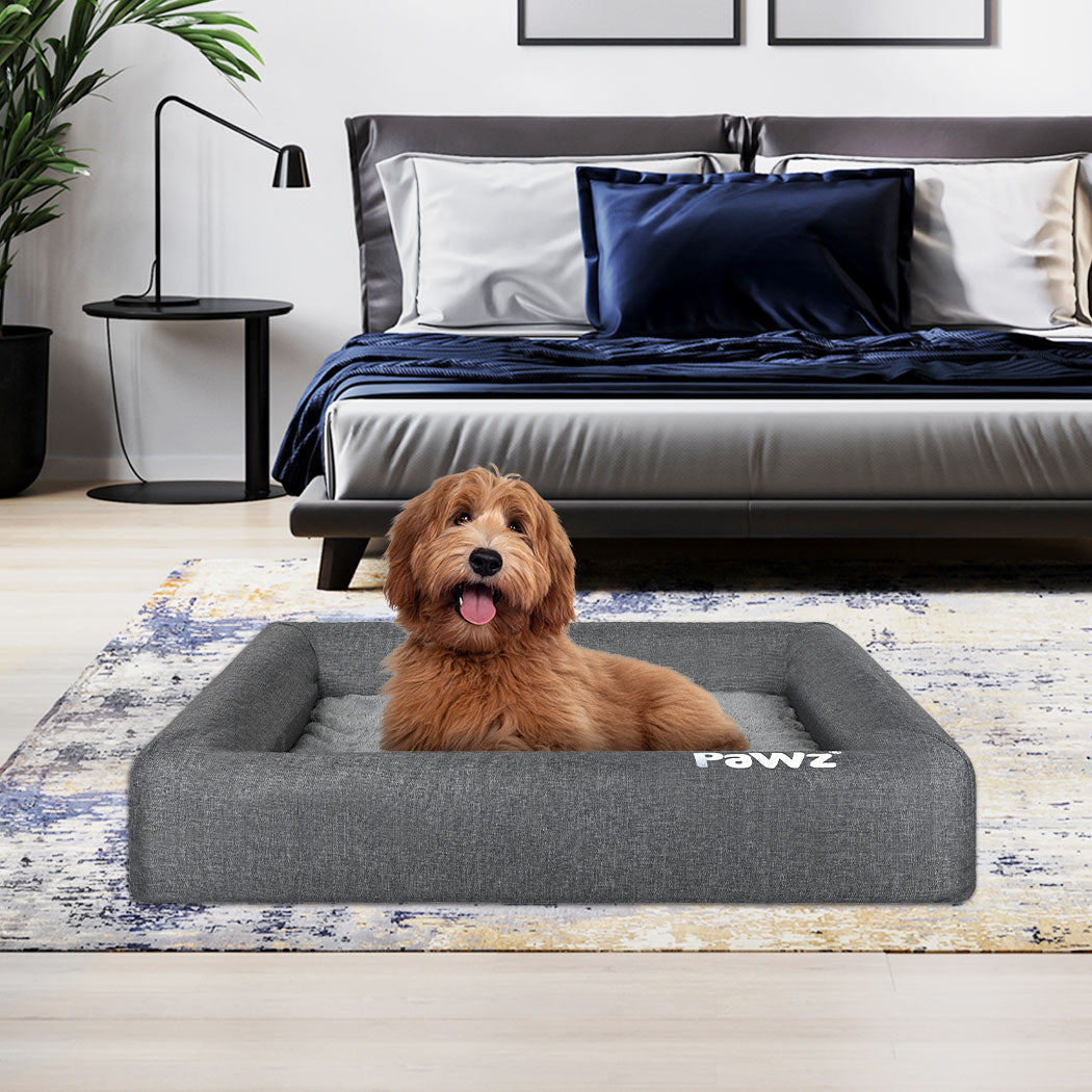 Pawz Memory Foam Pet Bed Calming Dog Medium