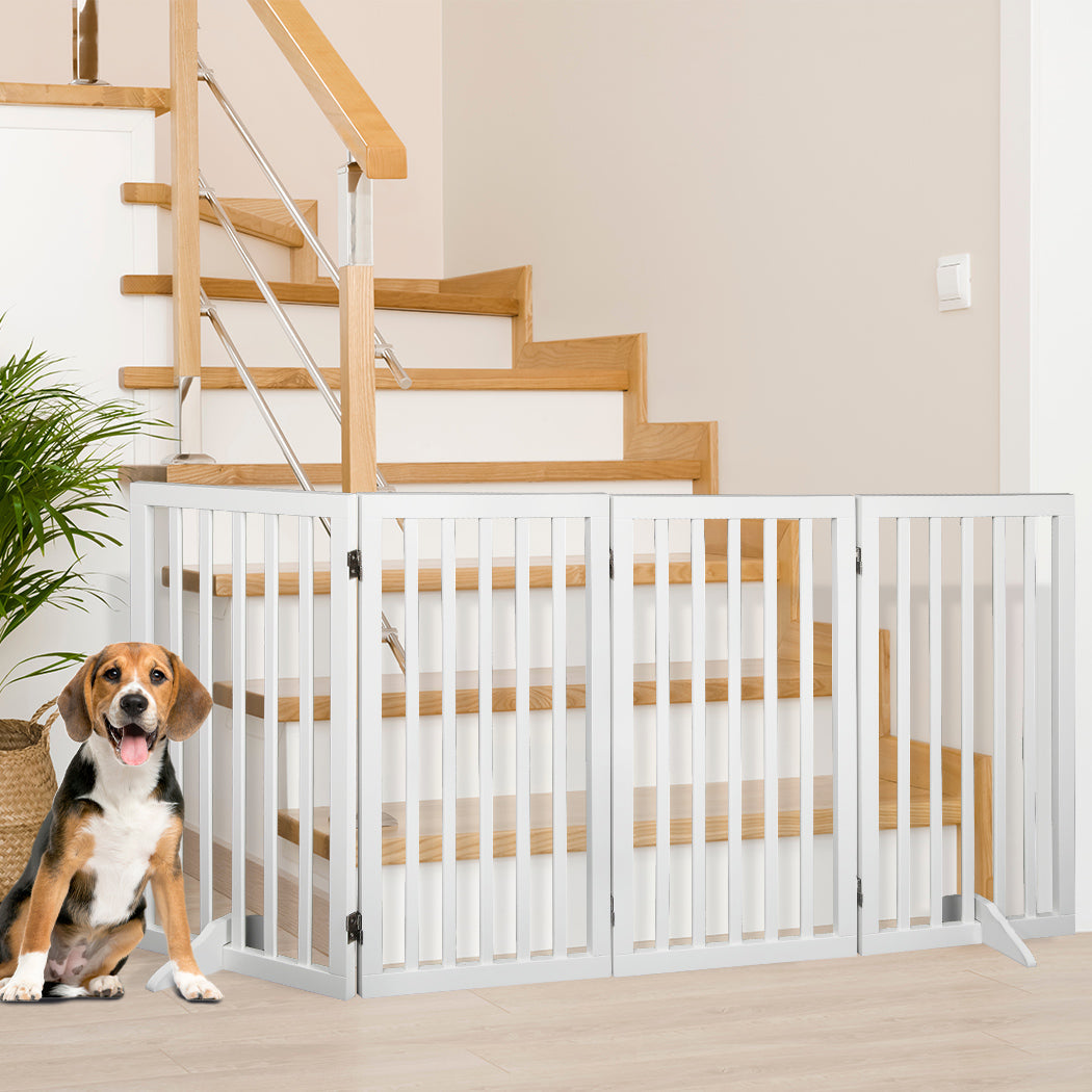 Pawz Pet Gate Dog Fence Safety White 800X 3Mm