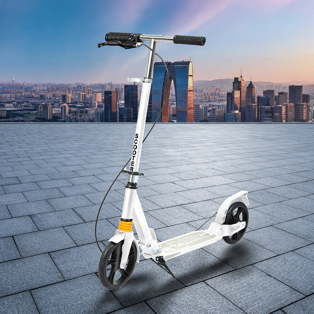 1 Sets of Monvelo Adult Commuter Foldable Scooter White One Size